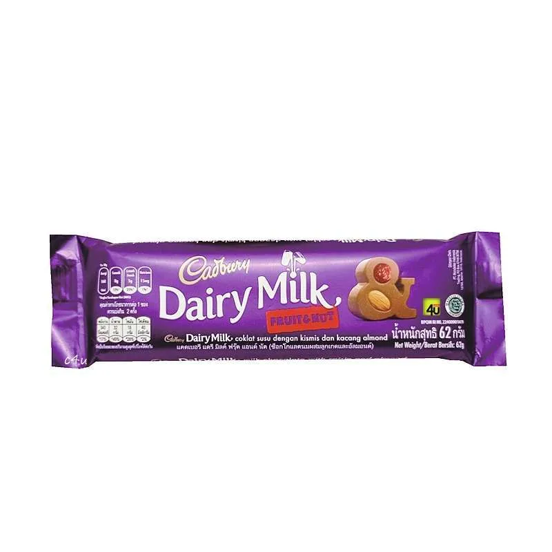 cadbury dairy milk fruit & nut 95gr*24